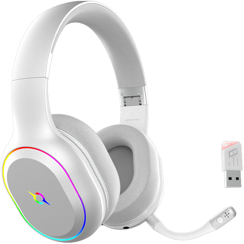 Casti over-ear aqirys lyra sistem de sunet 3d stero dual wireless si cu fir bt