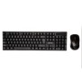 Kit tastatura si mouse spacer spds-1100 fara fir usb tastatura wireless + mouse wireless black
