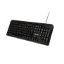 Tastatura spacer spkb-169 cu fir usb multimedia 104 taste + 11 taste multimedia anti-spill negru