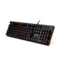 Tastatura spacer warrior cu fir usb switch-uri mecanice albastre 50 mil. apasari 104 taste anti-ghosting