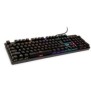 Tastatura spacer warrior cu fir usb switch-uri mecanice albastre 50 mil. apasari 104 taste anti-ghosting