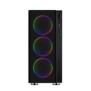 Carcasa spacer rainbow atx midtower gaming fara sursa sticla securizata 4 x fan usb 2.0