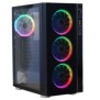 Carcasa spacer rainbow atx midtower gaming fara sursa sticla securizata 4 x fan usb 2.0