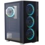 Carcasa spacer rainbow atx midtower gaming fara sursa sticla securizata 4 x fan usb 2.0