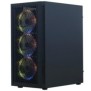 Carcasa spacer shield atx midtower gaming fara sursa sticla securizata 4 x fan hub telecomanda