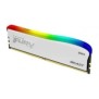 Memorie ram kingston fury beast white dimm ddr4 8gb 3600mhz cl18 1.35v rgb se