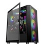 Carcasa redragon skyfire neagra secc steel atx mid tower fara sursa (tip atx montata jos)