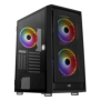 Carcasa aerocool graphite v2 neagra spcc abs steel atx mid tower fara sursa (tip atx