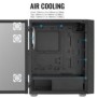 Carcasa aerocool graphite v2 neagra spcc abs steel atx mid tower fara sursa (tip atx