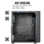 Carcasa aerocool hexform v2 rgb neagra spcc steel atx mini tower fara sursa (tip atx