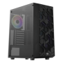 Carcasa aerocool hive neagra spcc abs steel atx mid tower fara sursa (tip atx montata