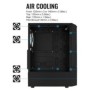 Carcasa aerocool quantum mesh v2 neagra spcc steel atx mid tower fara sursa (tip atx