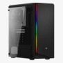 Carcasa aerocool rift neagra spcc steel atx mid tower fara sursa (tip atx montata jos)