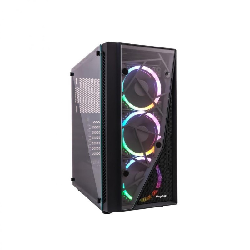 Carcasa segotep prime xl v2 neagra spcc steel atx mid tower fara sursa (tip atx