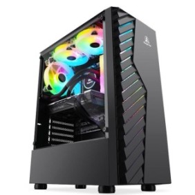 Carcasa segotep nova v1 neagra spcc steel atx mid tower fara sursa (tip atx montata