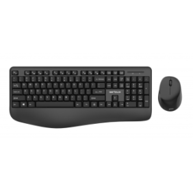 Kit tastatura + mouse serioux nk9810wr wireless 2.4ghz us layout multimedia mouse optic 1200dpi negru