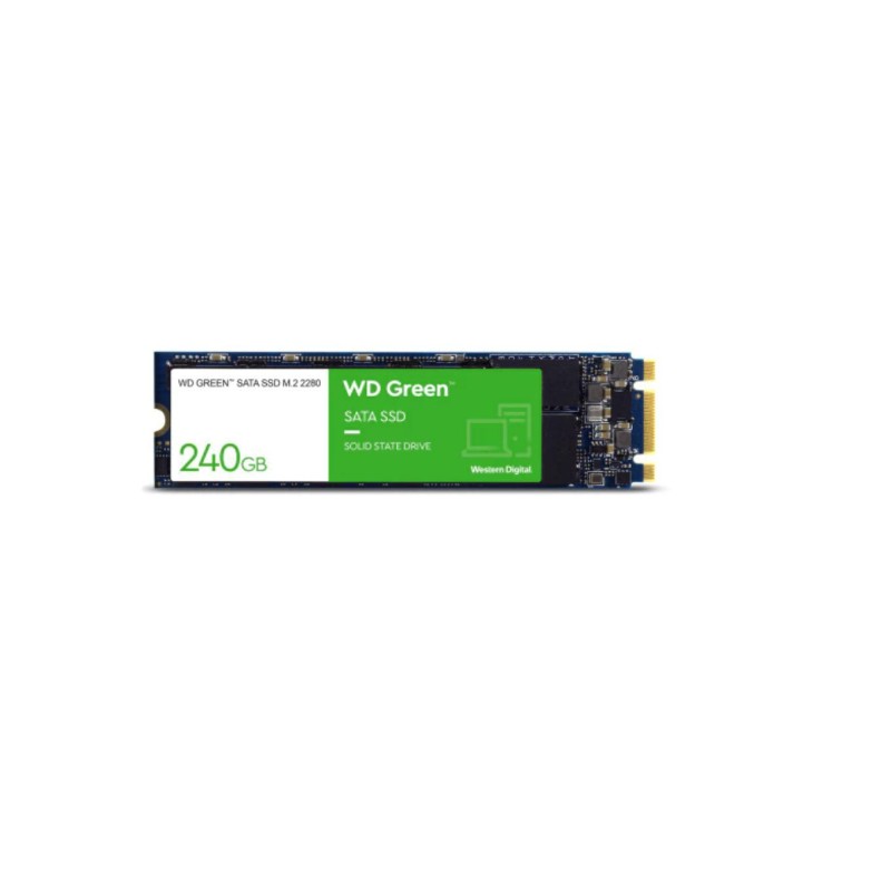 Ssd wd 240gb green m.2 6 gb/s 7mm 2.5 r/w speed: up to 540mbs/465mbs