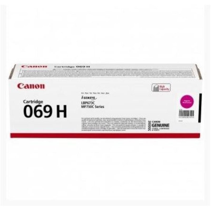 Toner canon crg069hm magenta capacitate 5500 pagini pentru i-sensys lbp673cdw mf754cdw mf752cdw.