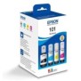 Pachet cartuse cerneala epson 101 ecotank  bkcmy capacitate 127ml bk 70ml / culoare pentru l6170