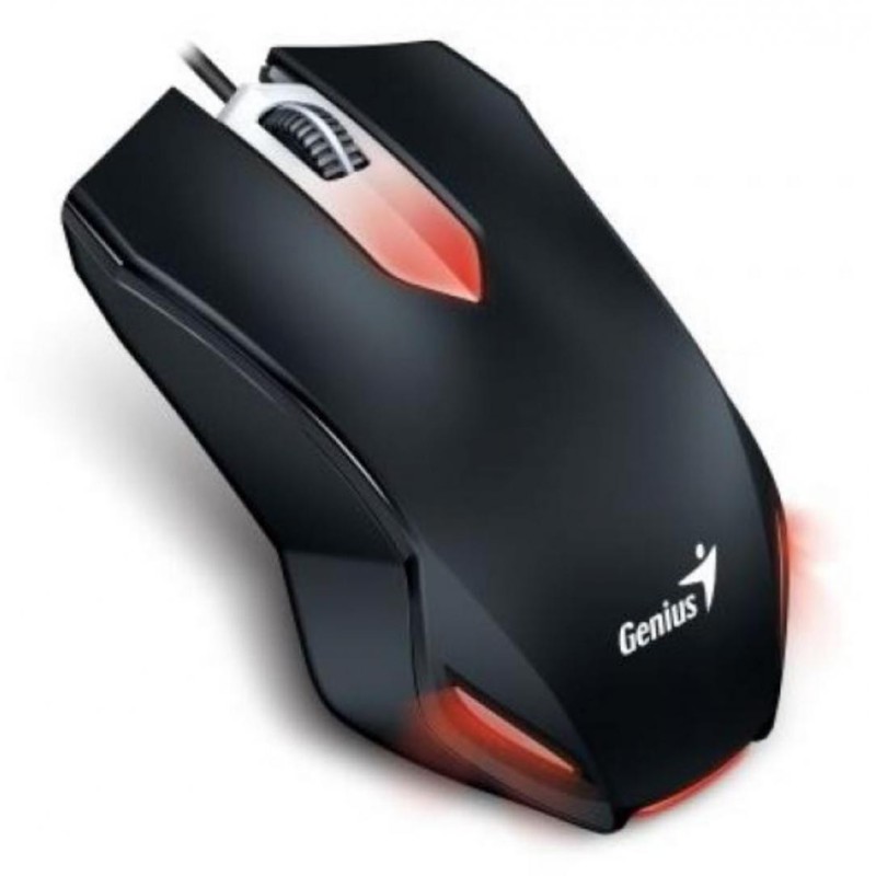 Mouse genius x-g200 gaming cu fir usb optic 1000 dpi butoane/scroll 3/1 negru