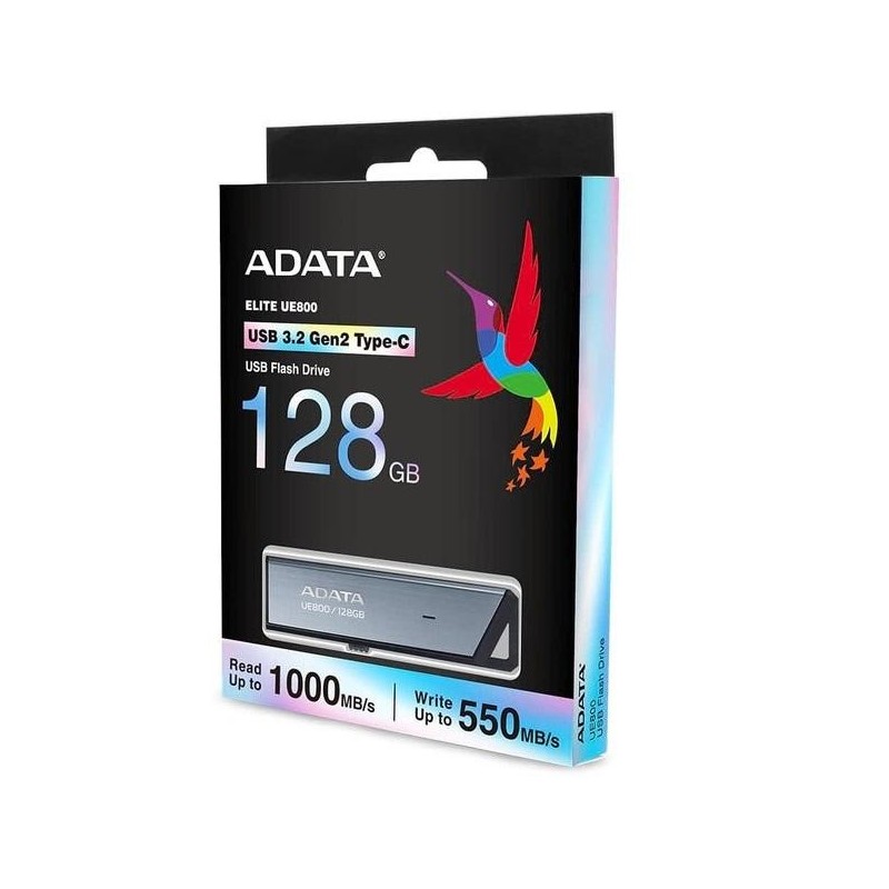 Usb flash drive adata 128gb ue800 usb type-c black