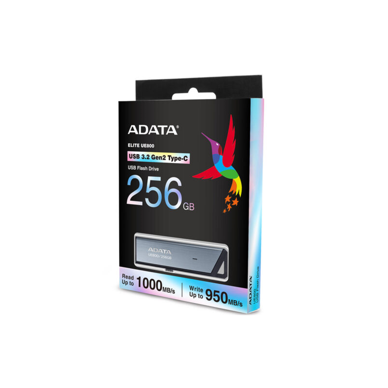 Usb flash drive adata 256gb ue800 usb type-c black