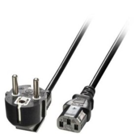 Cablu alimentare schuko lindy iec c13 2m negru  technical details  connector a: schuko connector b: