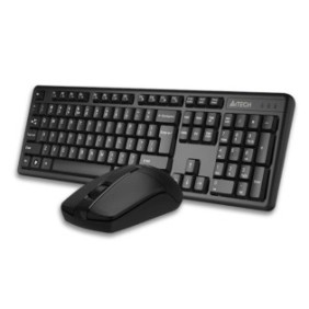 Kit tastatura si mouse a4tech „gk-3+g3-330n wireless 104 taste format standard mouse 1000dpi 3/1 butoane