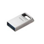 Usb flash drive kingston 128gb data traveler micro usb 3.2 gen1 metalic