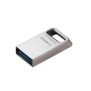 Usb flash drive kingston 256gb data traveler micro usb 3.2 gen1 metalic