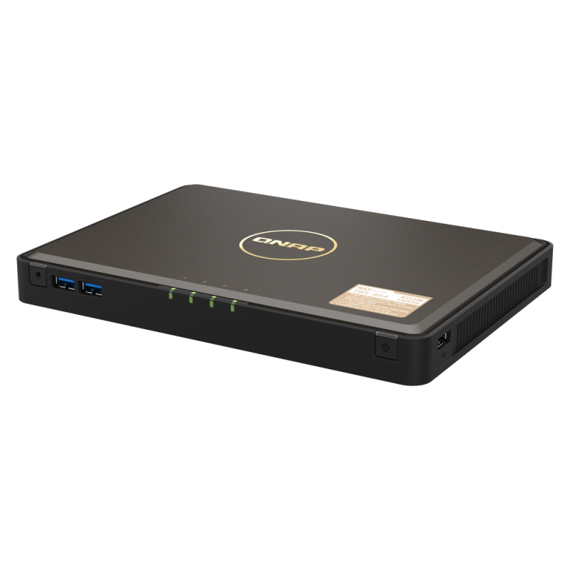 Nas qnap 464 4-bay cpu intel celeron jasper lake n5105/n5095 quad core burst max. 2.9ghz