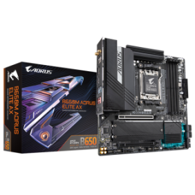 Placa de baza gigabyte b650m aorus elite ax am5 b650 chipset supports 7000 series amd