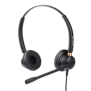 Casti cu fir call center tellur voice 520n binaural usb negru