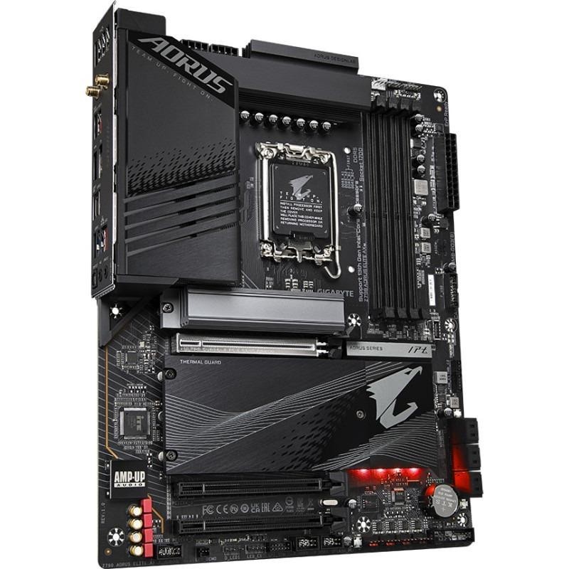 Placa de baza gigabyte z790 aorus elite ax lga 1700z790 pcie gen 5 atx 4x