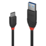 Cablu lindy 1.5m usb 3.2 type-a to type-c (tata - tata) black line supported bandwidth: