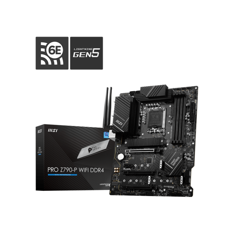 Placa de baza msi pro z790-p ddr4 lga 1700 wifi   specifications model name pro z790-p