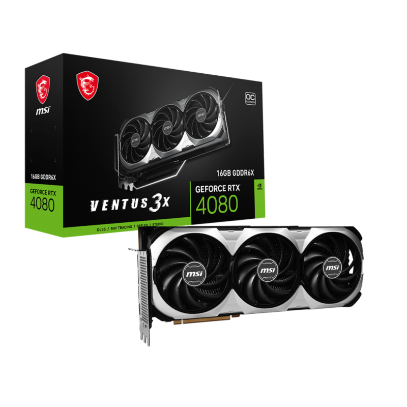 Placa video msi geforce rtx 4080 16gb ventus 3x oc  specifications  model name geforce rtx™