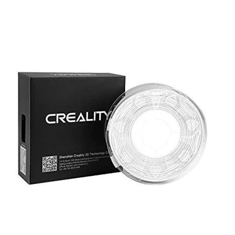 Creality cr petg 3d printer filament white printing temperature: 230-250°c filament diameter: 1.75mm tensile strength: