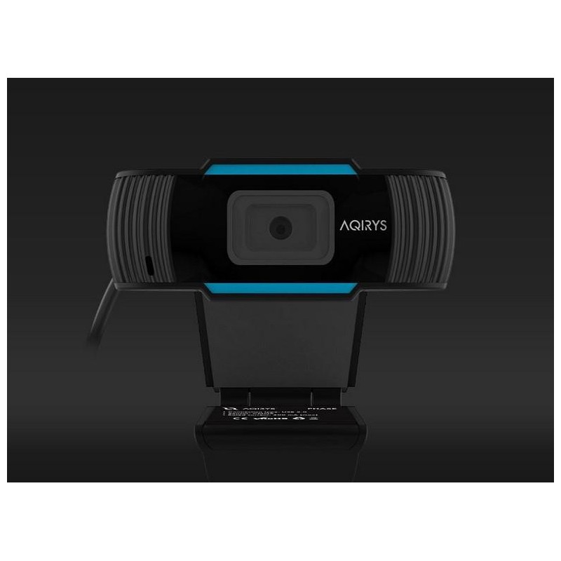 Webcam webcam aqirys phase full hd 2.1mp usb 2.0 1.8m negru