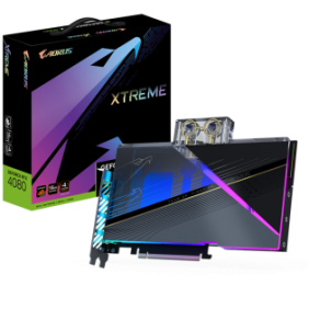 Placa video gigabyte aorus geforce rtx™ 4080 16gb xtreme waterforce wb        graphics processing     geforce rtx™