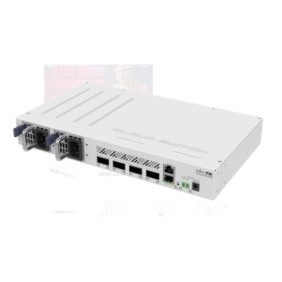 Switch mikrotik crs504-4xq-in 1 x 10/100mbps 4 x 100 qsfp28  procesor: 650 mhz 64mb ram