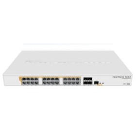 Mikrotik 24port 4 sfp poe swirtch crs328-24p-4s+rm cpu: 800 mhz ram: 512mb 16mb flash 24