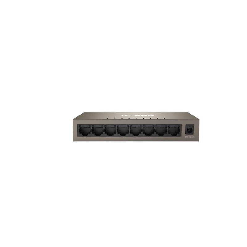 Ip-com switch g1008m 8-port gigabit desktop switch carcasa metal interfata: 8*10/100/1000m rj45 capacitate: 16gbps buffer: