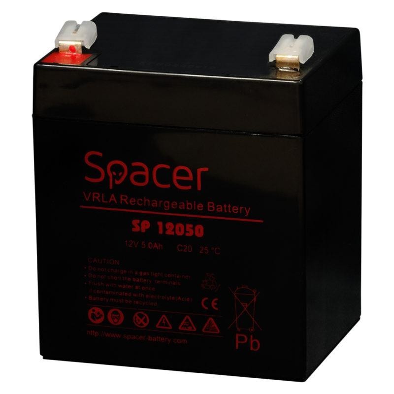 Acumulator ups spacer 12v / 5ah dimensiuni: 90x70x101mm inaltime+terminal: 107mm terminal f1(t1)