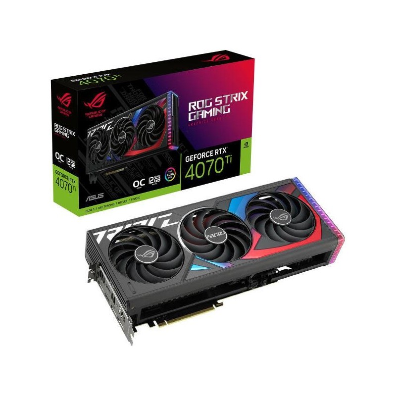 Placa video asus rog strix rtx 4070ti oc 12g