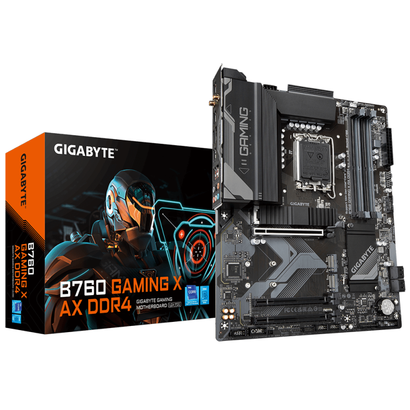 Placa de baza gigabyte b760 gaming x ax ddr4 lga 1700