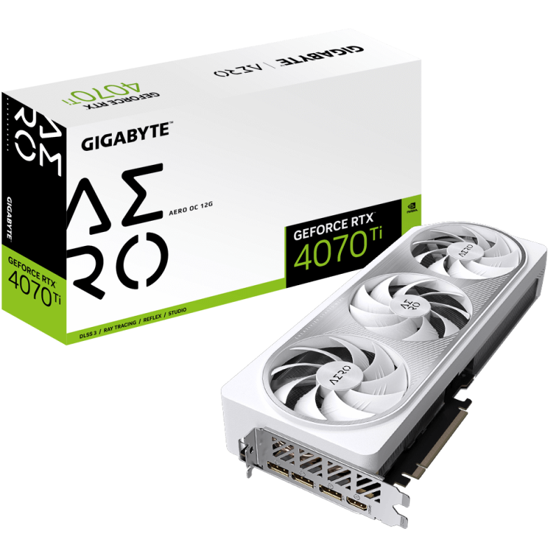 Placa video gigabyte geforce rtx 4070 ti aero oc 12gb