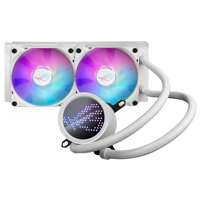 Cpu cooler asus rog ryuo iii 240 arg white edition  water block water block dimention: