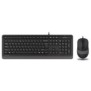 Kit tastatura si mouse a4tech „fstyler fm10+fk10 wired 104 taste format standard mouse 1600dpi 4/1