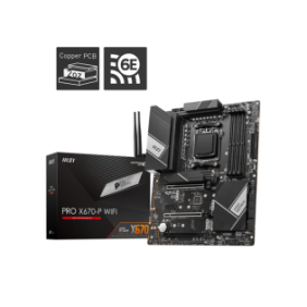 Placa de baza msi pro x670-p wifi am5 ddr5  cpu support supports amd ryzen™ 7000